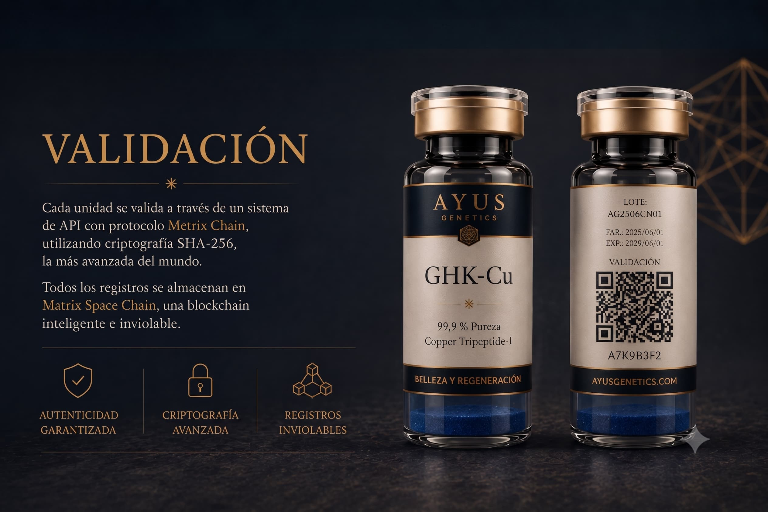 Validación — Autenticidad garantizada